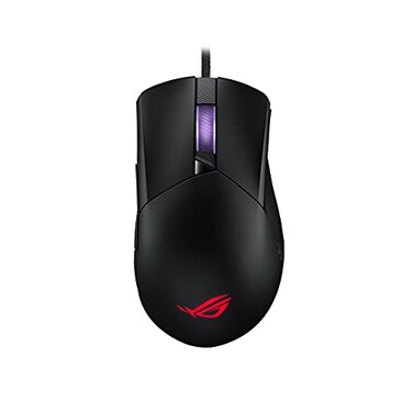 ASUS ROG Gladius III Wired Gaming Mouse, 19K Optical Sensor, 19,000 DPI, 6 Programmable Buttons, RGB Lighting, ROG Switch Socket Design, Swappable Switches, Ergonomic, Black