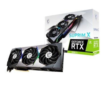 MSI GeForce RTX 3080 Ti SUPRIM X 12G Gaming Graphics Card - 12GB GDDR6X, 1845 MHz, PCI Express Gen 4, 384-bit, 3X DP v 1.4a, HDMI 2.1 (Supports 4K)