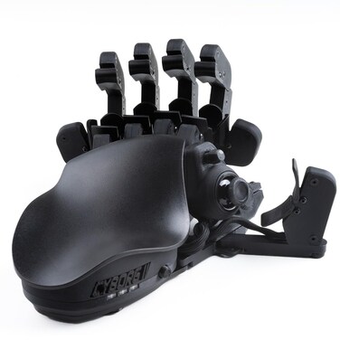 AZERON Gaming Keypad, Programmable One Handed Gaming Keyboard, with Hall effect Analog Thumbstick and 30 Programmable Keys, 3D Printed Customized Keypad, for Righties (Black, Cyborg ll)