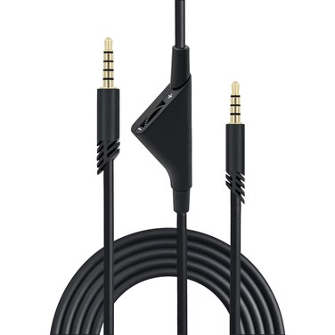 Mcbazel 2M 6.5 Feet Replacement Headset Cable with Volume Control for Astro A10/ A30/ A40, Headset Cord Lead for PS5/ PS4/ Xbox Series X&amp;S/Xbox One - Black