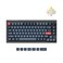 Keychron V1 Max 75% RGB Custom Mechanical Keyboard, 2.4Ghz/Bluetooth 5.1/Wired QMK/VIA Programmable Macro, Hot-Swappable Gateron Jupiter Banana Switch Gasket Mount for Mac Windows Linux