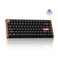 Keychron K2 HE Rapid Trigger Wireless Custom Mechanical Keyboard with Hall Effect Gateron Double-Rail Magnetic Switch, QMK 2.4 GHz Bluetooth 5.2 RGB Compatible with Mac Windows Linux (Aluminum + Wood)