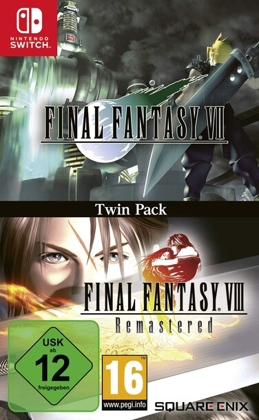 Final Fantasy VII &amp; Final Fantasy VIII Remastered Twin Pack (Switch)
