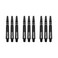 Red Dragon Nitrotech Short Shafts - Solid Black - 3 Sets per Pack (9 shafts in Total) &amp; Red Dragon Checkout Card