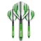 Red Dragon Darts Flights and Flight &amp; Shaft Combo Green - 4 Sets of Standard Flights and 4 Sets of Medium Nitrotech Shafts Per Pack &amp; Red Dragon Checkout Card