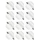 RED Dragon Hardcore XT White Patterned Extra Thick Standard Dart Flights - 5 Sets Per Pack (15 Dart Flights in Total)