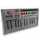 RockJam, Go 25 Key USB and Bluetooth MIDI Keyboard Controller with 8 Backlit Drum Pads, 8 Knobs, One-Size (RJMK25)