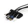 ENVISIONED Desktop Cable Organizer, Weighted, Eco-Friendly Silicone, No Bad Smell, Bundled with 4 Reusable Cable Ties (Black)