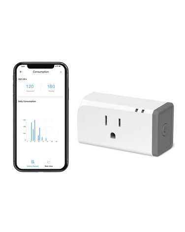 SONOFF S31 WiFi Smart Plug with Energy Monitoring, 15A Smart Outlet Timer Switch ETL Certified, Compatible with Alexa &amp; Google Home, IFTTT Supporting, 2.4 Ghz Wi-Fi Only