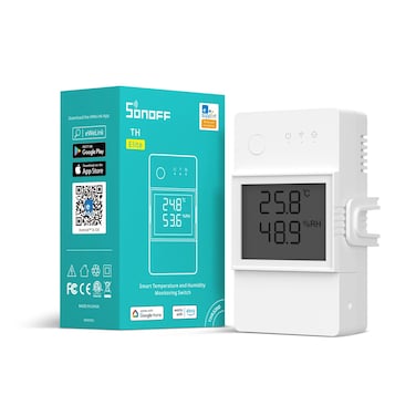 SONOFF THR320D 20A Smart Temperature and Humidity Monitoring Switch,Compatible with Alexa, Google Home,RJ9 4P4C Interface