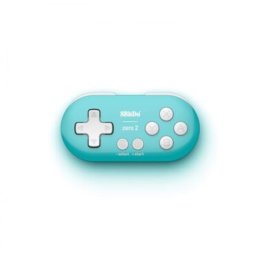 8Bitdo Zero 2 Bluetooth Gamepad Keychain Sized Mini Controller for Switch, Windows, Android, macOS &amp; Raspberry Pi(Turquoise Edition)