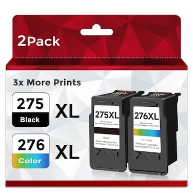 Skyink Remanufactured Ink Cartridge Replacement for Canon Ink 275 276 XL 275XL 276XL PGI275 CLI276 PG-275 CL-276 (Black Color 2-Combo Pack) for Pixma TS3500 TS3522 TS3520 TR4700 TR4720 TR4722 Printer