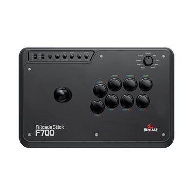 MAYFLASH Arcade Stick F700 for PS5, PS4, Switch, Windows, Apple, Android and more. Fight Stick Support Wireless Bluetooth, 2.4G Receiver and Wired Connection