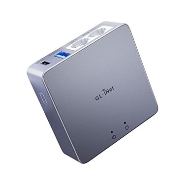 GL.iNet MT2500A (Brume 2) Mini VPN Security Gateway for Home Office and Remote Work-VPN Server&amp;Client for Home and Office, VPN Cascading, Internet Security, 2.5G WAN, *NO Wi-Fi* (Aluminium Alloy Case)