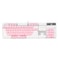 MageGee Mechanical Gaming Keyboard, New Upgraded Blue Switch 104 Keys White Backlit Keyboards, USB Wired Mechanical Computer Keyboard for Laptop, Desktop, PC Gamers(White &amp; Pink)