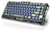 GravaStar Mercury K1 Lite Mechanical Gaming Keyboard, 75% Gasket Hot Swappable Custom Keyboard, Pre-lubed Linear Switches Mechanical Keyboard, RGB Backlit Wireless Keyboard - Transparent Black