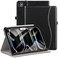 ZtotopCases for New iPad Pro 11 Inch Case 2024 (M4), Premium PU Leather Smart Cover with Auto Wake/Sleep,Multiple View Angles with Hand Strap and Pocket for iPad Pro 11 5th Gen,Black