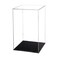 Acrylic Display Case for Collectibles,Acrylic Boxes for Display,Countertop Box Cube Organizer Stand Riser Dustproof Protection Showcase for Action Figure Doll Model Memorabilia(6x6x9.8 inch)