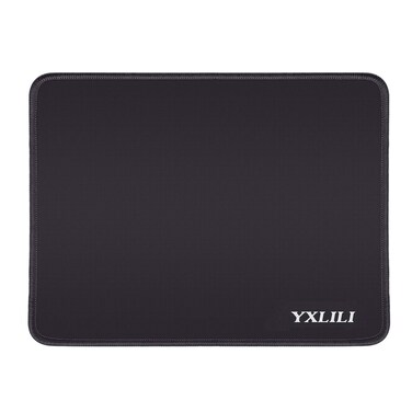 YXLILI Mouse Pad 10.6x8.3x0.12 Inch Gaming Mouse Pads Mouse Mat for Wireless Computer Mouse with Stitched Edges, Non-Slip Rubber Base, Water Resistant Mousepads for Office Home Gaming-Black