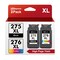 PG-275XL/CL-276XL Ink Cartridge Combo Pack Replacement for Canon 275 and 276 Ink cartridges for Pixma TR4720 TS3522 TS3520 TS3720 TS3722 TS3500 TR4722 TR4700 High Yield (Black, Tri-Color)
