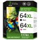 Remanufactured Ink Cartridge Replacement for HP Ink 64 HP 64 Ink for HP 64XL Ink Cartridge Combo Pack Works with Envy Photo 7855 7858 6252 6255 7800 7100 7155 7158 Tango Series Printer (2 Pack)