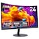 KOORUI 24 inch Curved Monitor, Full HD 1080P Curved Computer Monitor, 1500R Monitor, HDMI VGA, Tilt Adjustment, LCD Monitor, Eye Care, Black 24N5CA