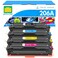 206A Toner Cartridges 4 Pack: M283fdw 206X Set Compatible Replacement for HP 206A 206X Color Laserjet Pro MFP M283fdw M283cdw M255dw M283 M255 Printer High Yield Ink (Black Cyan Yellow Magenta)