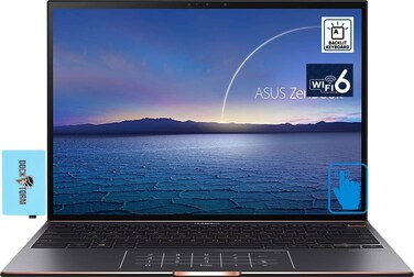 ASUS ZenBook S Business Laptop 13.9" Touchscreen 3.3K (Intel i7-1165G7 2.80GHz, 16GB RAM, 2TB PCIe SSD, Intel Iris Xe, 2 Thunderbolt 4, WiFi 6, Bluetooth 5.2, Backlit KB, Win 11 Pro) w/Dockztorm Dock