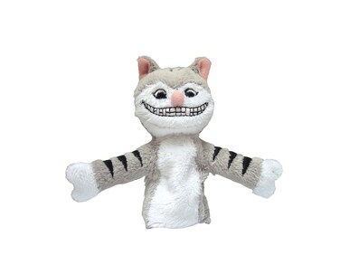 Cheshire Cat Plush Finger Puppet and Refrigerator Magnet
