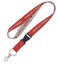 Louisville Cardinals HEATHERED Lanyard w/detachable buckle 1