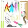 Cat Toys Interactive for Indoor Cats, 2 Retractable Cat Wand Toys, 2 Hanging Door Cat Toy with Mouse Fish, 5 Teaser Toys, Cat Feather Toys for Bored Indoor Adult Cats Kitten Stimulation Exercise Toys