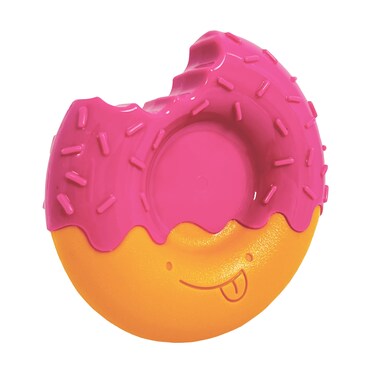 Nylabone Donut Power Chew Toy for Dogs, Dog Toys for Aggressive Chewers, Bacon Glazed Flavor, Medium - Up to 35 lbs, 1 Count