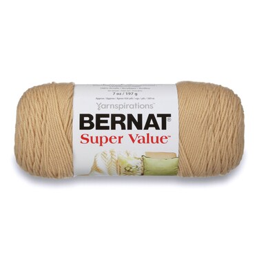 Bernat Super Value Yarn, 5 oz, Dark Heather, 1 Ball