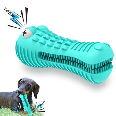 Cutiful Dog Toys for Aggressive Chewers Large Medium Breed Indestructible Dog Chew Toys Dog Toothbrush Squeaky Interactive Tough Extremely Durable Dog Toys to Keep Them Busy