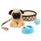 Adora Amazon Exclusive Amazing Pets Plush, Soft Cuddly Pet Doll Accessory Gift Set for Kids Ages 6 Years and Up - Preston Brown Pug