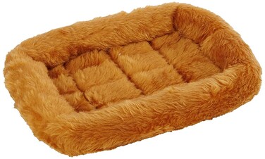 MidWest Homes for Pets Cinnamon 18-Inch Pet Bed w/ Comfortable Bolster   Ideal for Small Breeds &amp; Fits an 18-Inch Crate   Easy Maintenance Machine Wash &amp; Dry