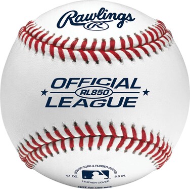 Rawlings   UNDERSIZED Official League Practice Baseballs   8.5"   12 Count