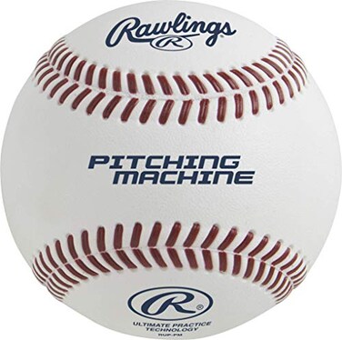Rawlings   ULTIMATE PRACTICE TECHNOLOGY Baseballs   Pitching Machine   RUP-PM   Flat Seam   Practice Use   12 Count