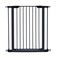 MidWest Homes for Pets 39 Inches Tall Walk-Through Steel Pet Gate, Pressure Mounted Dog Gate Measures 29 - 38 Inches Wide &amp; Includes two 3-Inch-Wide Extensions, Graphite