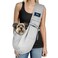 CUBY Dog and Cat Sling Carrier - Hands Free Reversible Pet Papoose Bag - Soft Pouch and Tote Design - Suitable for Puppy, Small Dogs Cats Outdoor (Classic Grey)