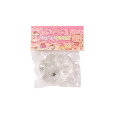 Taba Squishy Cat Paw Squeeze Toys,Sensory Fidget Toy for Your Best Mellow and Chill,Party Favors, Birthday Gift, Squishy Toys for Adults (Transparent)