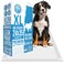 Bulldogology Pee Pads for Dogs XL with Adhesive Sticky Tape (24x35) Dog Puppy Pads Extra Large, Disposable Puppy Pads, Dog Training Wee Pads 6 Layers with Bullsorbent Polymer Tech (40-Count, White)