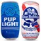 Nestpark Pup Light and Pups Blue Rubbin - Beer Dog Toys - Funny Dog Toys - Plush Squeaky Cute Dog Gifts for Dog Birthday - Cool Stuffed Parody Dog Toys (2 Pack) (Mix)