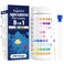 Wutest 9-Way Aquarium Test Strips - 150 Aquarium Water Test Kit Fish Tank Test Kit Quick &amp; Accurate Testing Iron Copper Nitrate Nitrite Chlorine Total Hardness Total Alkalinity Carbonate pH