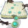 Waaiio Interactive Cat Toys for Indoor Cats,Automatic Moving Cat Ball in Pouch,Chirping Stimulation,Hide-n-Seek Chase Exercise Game,Motion Activate,Rechargeable Kitten Toys