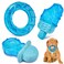 ADDPETS 3 Pack Puppy Teething Toys Freezables Relieve Teething Pain and Itching,Large Capacity Frozen Puppy Toys for Teething with Long Lasting Freezing Effects.Fillable Puppy Teething Rings
