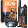 Dog Shock Collar 4000FT with Light for Night Walks, Dog Training Collar with Remote Control, E Collar with Adjustable Pitch Beep,Vibration and Shock,Rechargeable Waterproof Shock Collar for Dogs