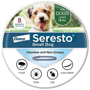 Seresto Small Dog Vet-Recommended Flea &amp; Tick Treatment &amp; Prevention Collar for Dogs Under 18 lbs.   8 Months Protection