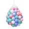 Wonder Space Soft Pit Balls, Chemical-Free Crush Proof Plastic Ocean Ball, BPA Free with No Smell, Safe for Toddler Ball Pit/Kiddie Pool/Indoor Baby Playpen (50 Balls, Mix - Pastel)