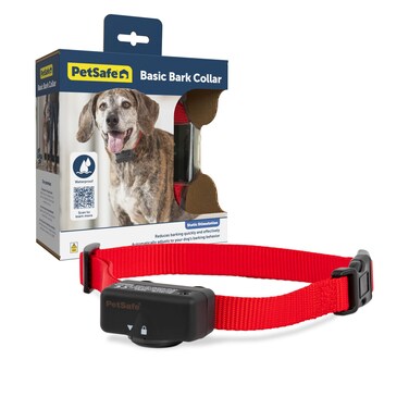 PetSafe Basic Bark Control Collar for Dogs 8 lb. and Up, Anti-Bark Training, Small, Medium, Large Breed, Static Correction, Canine - Automatic Dog Training Collar to Decrease Barking, PBC-102